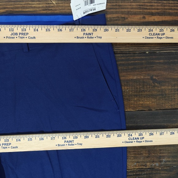 Kenneth Cole Reaction men's Dress Pant‎ Trousers TECHIN-COLE Navy Size 40x32 NEW - Picture 3 of 7